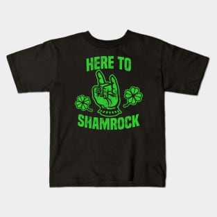 HERE TO SHAMROCK Kids T-Shirt